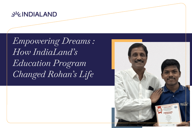 Empowering Dreams : How IndiaLand’s Education Program Changed Rohan’s Life